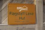Maine Huts and Trails hut sign